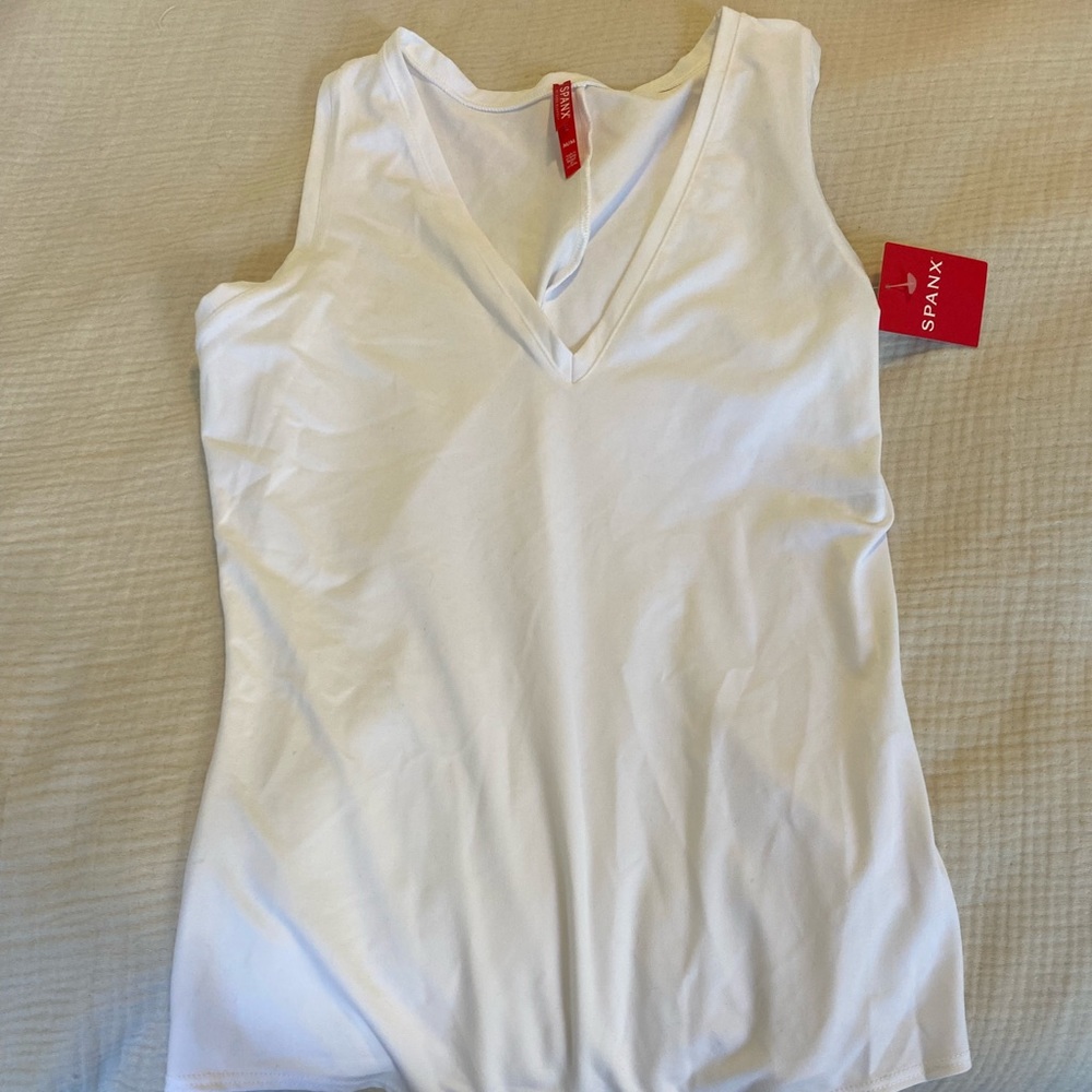 Spanx V neck body suit BNWT
